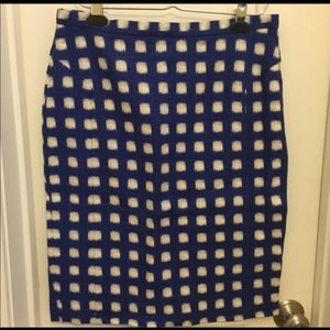 TopShop Blue And White Skirt